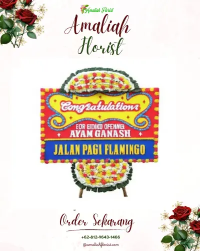 Bunga Papan Congratulation di Naku